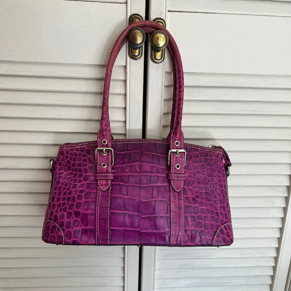 Dooney & Bourke Hot Pink Leather Satchel